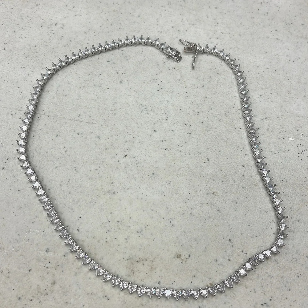 Heart shaped necklace 18”
